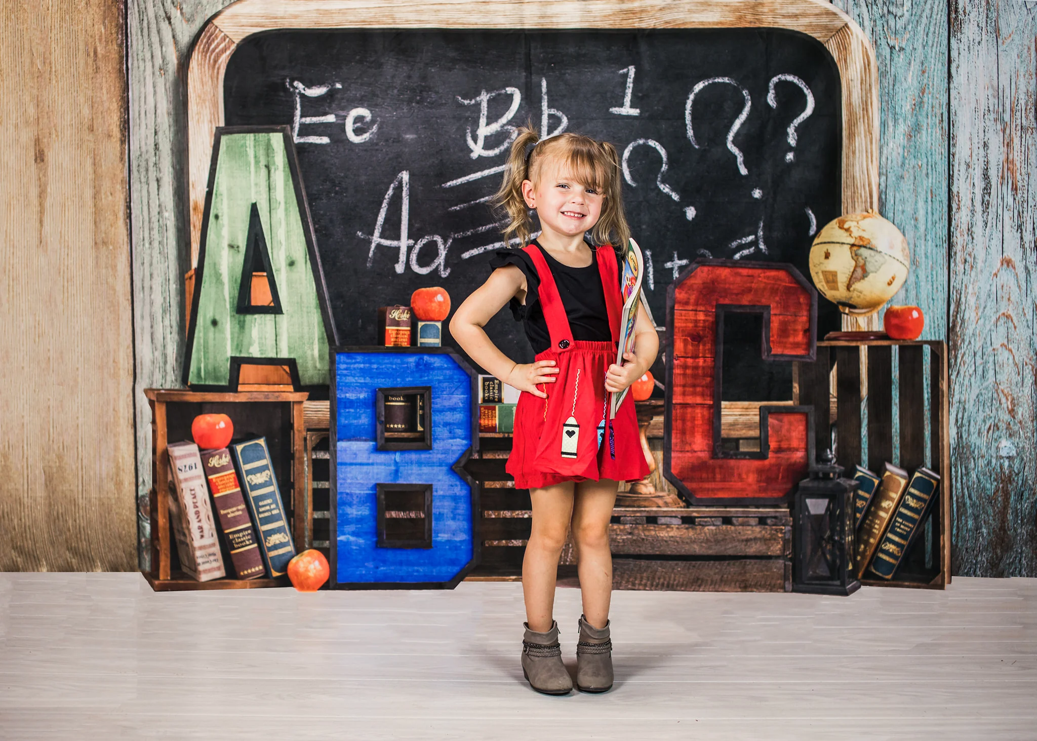Kate Children Back to School Backdrop Designed by Emetselch - Image 4
