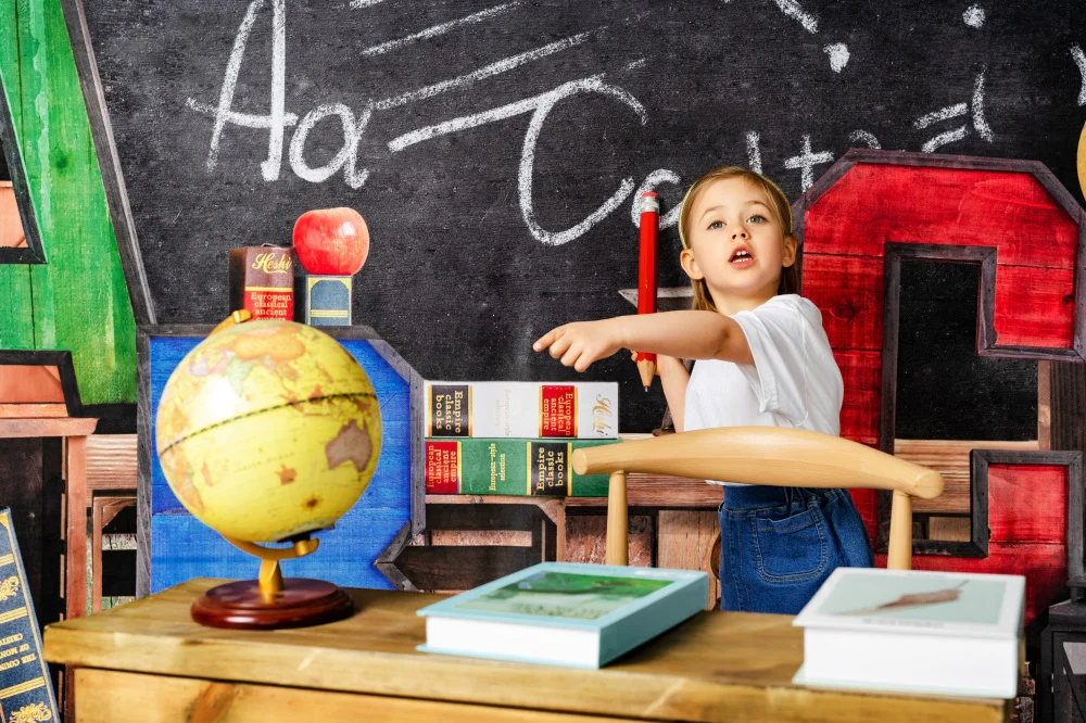 Kate Children Back to School Backdrop Designed by Emetselch - Image 9